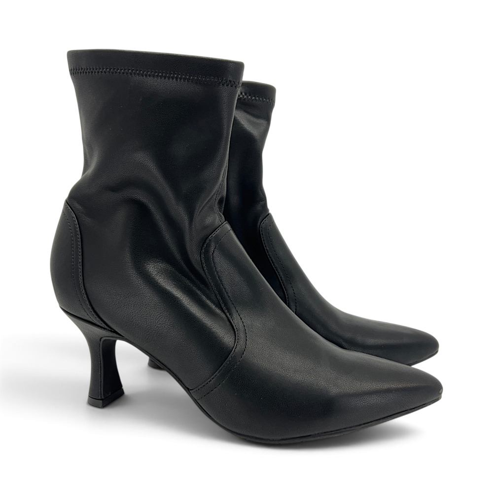 Clarks Kataleyna Bay Black Pointed Toe Ankle Boots Women’s Size 9 M